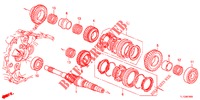 HOOFDAS (DIESEL) voor Honda ACCORD DIESEL 2.2 EX 4 deuren 6-versnellings handgeschakelde versnellingsbak 2012