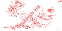 INSTRUMENTEN AFWERKING (COTE DE CONDUCTEUR) (RH) voor Honda ACCORD DIESEL 2.2 EX 4 deuren 6-versnellings handgeschakelde versnellingsbak 2012