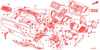 INSTRUMENTEN AFWERKING (COTE DE PASSAGER) (RH) voor Honda ACCORD DIESEL 2.2 EX 4 deuren 6-versnellings handgeschakelde versnellingsbak 2012