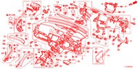 INSTRUMENTEN PANEEL BOVEN (RH) voor Honda ACCORD DIESEL 2.2 EX 4 deuren 6-versnellings handgeschakelde versnellingsbak 2012