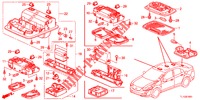INTERIEUR VERLICHTING (2) voor Honda ACCORD DIESEL 2.2 EX 4 deuren 6-versnellings handgeschakelde versnellingsbak 2012