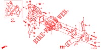 KOLKREGELKLEP (DIESEL) voor Honda ACCORD DIESEL 2.2 EX 4 deuren 6-versnellings handgeschakelde versnellingsbak 2012