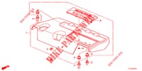 MOTOR AFDEKKING (DIESEL) voor Honda ACCORD DIESEL 2.2 EX 4 deuren 6-versnellings handgeschakelde versnellingsbak 2012