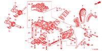 OLIEPOMP (DIESEL) voor Honda ACCORD DIESEL 2.2 EX 4 deuren 6-versnellings handgeschakelde versnellingsbak 2012