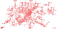 TRANSMISSIE HUIS (DIESEL) voor Honda ACCORD DIESEL 2.2 EX 4 deuren 6-versnellings handgeschakelde versnellingsbak 2012