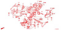 TURBOLADER SYSTEEM (DIESEL) voor Honda ACCORD DIESEL 2.2 EX 4 deuren 6-versnellings handgeschakelde versnellingsbak 2012