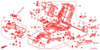 V. ZITTING COMPONENTEN (G.) (SIEGE ENTIEREMENT MOTORISE) (2) voor Honda ACCORD DIESEL 2.2 EX 4 deuren 6-versnellings handgeschakelde versnellingsbak 2012