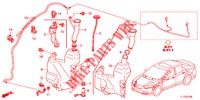 VOOR RUITEWISSER (2DE)  voor Honda ACCORD DIESEL 2.2 EX 4 deuren 6-versnellings handgeschakelde versnellingsbak 2012
