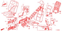 VOOR ZITTING/VEILIGHEIDSRIEMEN (D.) (RH) voor Honda ACCORD DIESEL 2.2 EX 4 deuren 6-versnellings handgeschakelde versnellingsbak 2012
