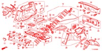 ACHTER HOUDER/ZIJDE VOERING (4DE)  voor Honda ACCORD DIESEL 2.2 EX 4 deuren 5-traps automatische versnellingsbak 2012