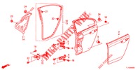 ACHTER PORTIER PANELEN(4DE)  voor Honda ACCORD DIESEL 2.2 EX 4 deuren 5-traps automatische versnellingsbak 2012