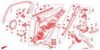 ACHTER PORTIER VOERING(4DE)  voor Honda ACCORD DIESEL 2.2 EX 4 deuren 5-traps automatische versnellingsbak 2012