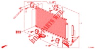AIRCONDITIONER (CONDENSATEUR) (DIESEL) voor Honda ACCORD DIESEL 2.2 EX 4 deuren 5-traps automatische versnellingsbak 2012