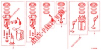BRANDSTOFTANK KLEINE ONDERDELEN  voor Honda ACCORD DIESEL 2.2 EX 4 deuren 5-traps automatische versnellingsbak 2012