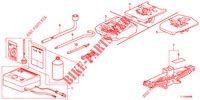GEREEDSCHAP/KRIK  voor Honda ACCORD DIESEL 2.2 EX 4 deuren 5-traps automatische versnellingsbak 2012