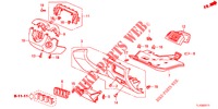 INSTRUMENTEN AFWERKING (COTE DE CONDUCTEUR) (RH) voor Honda ACCORD DIESEL 2.2 EX 4 deuren 5-traps automatische versnellingsbak 2012