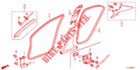 PILAAR AFWERKING (RH) voor Honda ACCORD DIESEL 2.2 EX 4 deuren 5-traps automatische versnellingsbak 2012