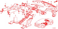TOEVOERPIJP/VENTILATORPIJP (RH) voor Honda ACCORD DIESEL 2.2 EX 4 deuren 5-traps automatische versnellingsbak 2012