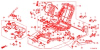 V. ZITTING COMPONENTEN (G.) (SIEGE ENTIEREMENT MOTORISE) (2) voor Honda ACCORD DIESEL 2.2 EX 4 deuren 5-traps automatische versnellingsbak 2012