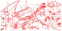 VOOR PORTIER VOERING (RH) voor Honda ACCORD DIESEL 2.2 EX 4 deuren 5-traps automatische versnellingsbak 2012