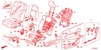 VOOR ZITTING/VEILIGHEIDSRIEMEN (G.) (RH) voor Honda ACCORD DIESEL 2.2 EX 4 deuren 5-traps automatische versnellingsbak 2012