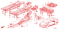 ZIJ DORPEL VERSIERING/ONDER AFDEKKING  voor Honda ACCORD DIESEL 2.2 EX 4 deuren 5-traps automatische versnellingsbak 2012