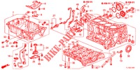 CILINDERBLOK/OLIEPAN (2.4L) voor Honda ACCORD 2.2 EXECUTIVE 4 deuren 5-traps automatische versnellingsbak 2012