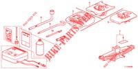GEREEDSCHAP/KRIK  voor Honda ACCORD 2.2 EXECUTIVE 4 deuren 5-traps automatische versnellingsbak 2012