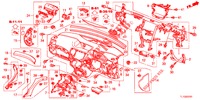 INSTRUMENTEN PANEEL BOVEN (RH) voor Honda ACCORD 2.2 EXECUTIVE 4 deuren 5-traps automatische versnellingsbak 2012