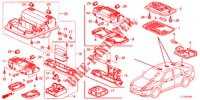 INTERIEUR VERLICHTING (2) voor Honda ACCORD 2.2 EXECUTIVE 4 deuren 5-traps automatische versnellingsbak 2012