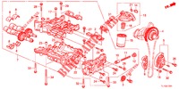 OLIEPOMP (2.4L) voor Honda ACCORD 2.2 EXECUTIVE 4 deuren 5-traps automatische versnellingsbak 2012