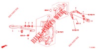 ONTLUCHTSLANG (2.4L) voor Honda ACCORD 2.2 EXECUTIVE 4 deuren 5-traps automatische versnellingsbak 2012
