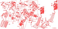 PEDAAL (RH) voor Honda ACCORD 2.2 EXECUTIVE 4 deuren 5-traps automatische versnellingsbak 2012