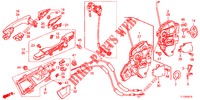 VOOR PORTIER SLOTEN/BUITEN HENDEL  voor Honda ACCORD 2.2 EXECUTIVE 4 deuren 5-traps automatische versnellingsbak 2012