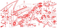 VOOR PORTIER VOERING (RH) voor Honda ACCORD 2.2 EXECUTIVE 4 deuren 5-traps automatische versnellingsbak 2012