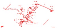 VOOR STABILISATOR/VOOR ONDER ARM  voor Honda ACCORD 2.2 EXECUTIVE 4 deuren 5-traps automatische versnellingsbak 2012
