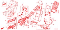VOOR ZITTING/VEILIGHEIDSRIEMEN (D.) (RH) voor Honda ACCORD 2.2 EXECUTIVE 4 deuren 5-traps automatische versnellingsbak 2012