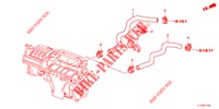 WATERSLANG/VERWARMING KANAAL (2.4L) (RH) voor Honda ACCORD 2.2 EXECUTIVE 4 deuren 5-traps automatische versnellingsbak 2012