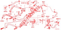 WATERSLANG/VERWARMING KANAAL (2.4L) voor Honda ACCORD 2.2 EXECUTIVE 4 deuren 5-traps automatische versnellingsbak 2012