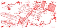 ACHTER ZITTING/VEILIGHEIDSGORDEL(2DE)  voor Honda ACCORD DIESEL 2.2 S 4 deuren 6-versnellings handgeschakelde versnellingsbak 2012