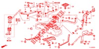 BRANDSTOF TANK (DIESEL) voor Honda ACCORD DIESEL 2.2 S 4 deuren 6-versnellings handgeschakelde versnellingsbak 2012