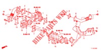 EGR KLEP (DIESEL) voor Honda ACCORD DIESEL 2.2 S 4 deuren 6-versnellings handgeschakelde versnellingsbak 2012