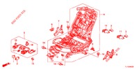 V. ZITTING COMPONENTEN (D.) (SIEGE REGLAGE MANUEL) voor Honda ACCORD DIESEL 2.2 S 4 deuren 6-versnellings handgeschakelde versnellingsbak 2012