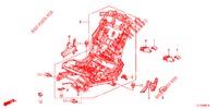 V. ZITTING COMPONENTEN (G.) (SIEGE REGLAGE MANUEL) voor Honda ACCORD DIESEL 2.2 S 4 deuren 6-versnellings handgeschakelde versnellingsbak 2012