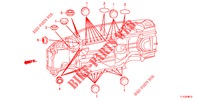DOORVOERTULLE (INFERIEUR) voor Honda ACCORD DIESEL 2.2 S 4 deuren 5-traps automatische versnellingsbak 2012
