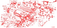 INSTRUMENTEN PANEEL BOVEN (RH) voor Honda ACCORD DIESEL 2.2 S 4 deuren 5-traps automatische versnellingsbak 2012