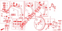 REM HOOFDCILINDER/HOOFDSPANNING (RH) voor Honda ACCORD DIESEL 2.2 S 4 deuren 5-traps automatische versnellingsbak 2012
