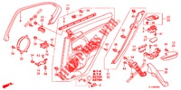 ACHTER PORTIER VOERING(4DE)  voor Honda ACCORD 2.0 EX 4 deuren 5-traps automatische versnellingsbak 2013