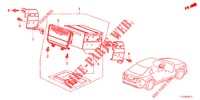 AUDIO UNIT (NAVIGATION) voor Honda ACCORD 2.0 EX 4 deuren 5-traps automatische versnellingsbak 2013