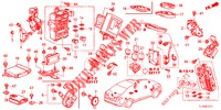 BEDIENINGSEENNEID (CABINE) (1) (RH) voor Honda ACCORD 2.0 EX 4 deuren 5-traps automatische versnellingsbak 2013